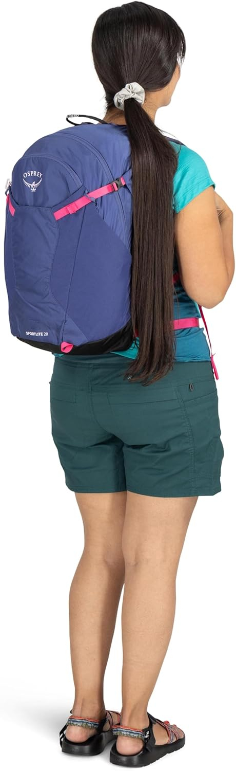 6899e7703d85d316e84ad26db096a7fb6e34918bf186d8533fce1.jpg Osprey Sportlite 20L Unisex Hiking Backpack, Dark Charcoal Grey