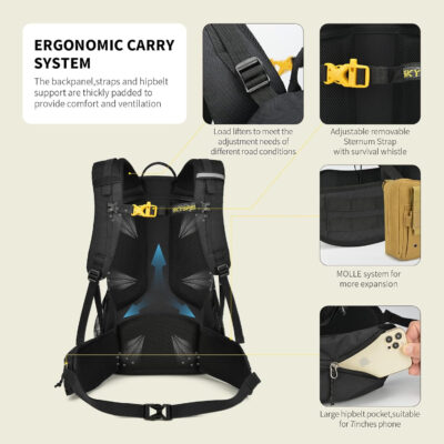 6899e85428a7906f4ebc84d126b509879d1f88274995e012b4194.jpg SKYSPER Hiking Backpack for Men Women, 35L Travel Backpack Waterproof Camping Backpack Outdoor Lightweight Daypack
