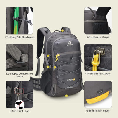 6899e86a9070555fa9addb01407fd2cc186e50a762825c0b9d1b3.jpg SKYSPER Hiking Backpack for Men Women, 35L Travel Backpack Waterproof Camping Backpack Outdoor Lightweight Daypack