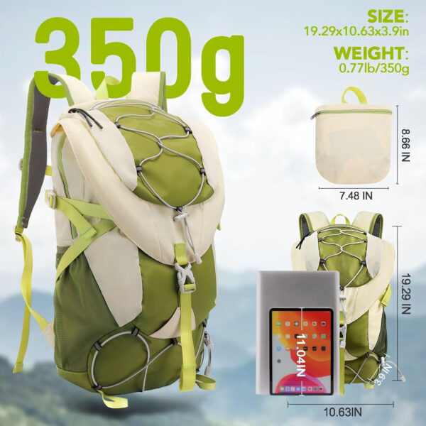 6899e894d8d39a35a0cef2c72cca1d7a3f1c5d220e3a65530fb23.jpg Seektop 20L Ultra Lightweight Waterproof Hiking Backpack Small Outdoor Foldable Day Pack for Women Men