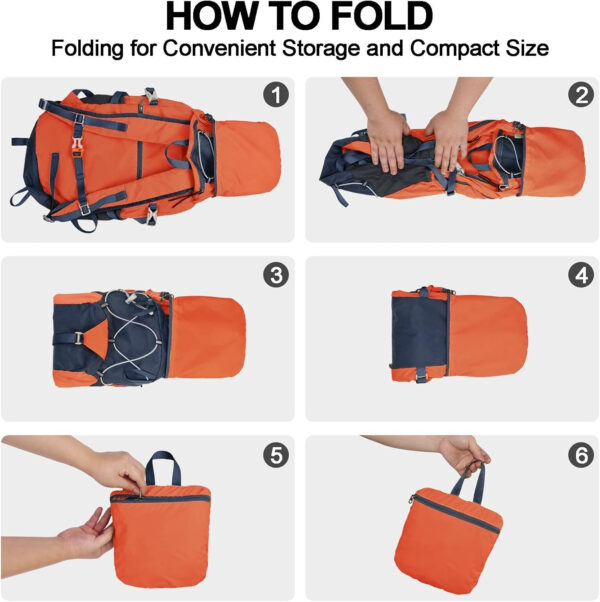 6899e8a20a9ff1c0609404384bac3440c9ec292f19efa79745bc6.jpg Seektop 20L Ultra Lightweight Waterproof Hiking Backpack Small Outdoor Foldable Day Pack for Women Men
