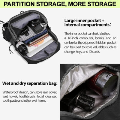 6899e8a7a99388f6b837d736e053ec316e019f14a9d01d67a33c1.jpg Seektop 20L Ultra Lightweight Waterproof Hiking Backpack Small Outdoor Foldable Day Pack for Women Men