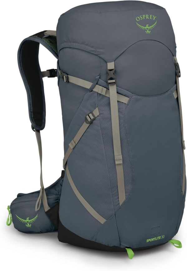 6899e8fd3f94ef4c9a3960ae5ee0db8474afc74332f2eba6722eb.jpg Osprey Sportlite 30L Unisex Hiking Backpack, Dark Charcoal Grey, M/L