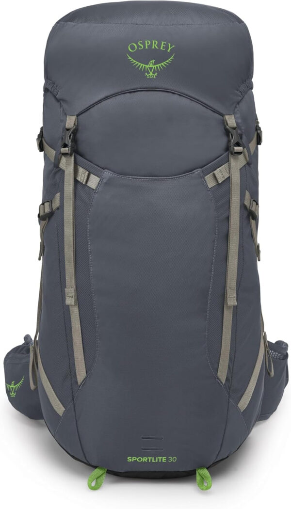 6899e90254b0f857611fb67f86bbc8b3c560428bfd3d5c1468baf.jpg Osprey Sportlite 30L Unisex Hiking Backpack, Dark Charcoal Grey, M/L