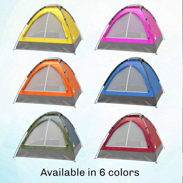 6899e9dc0ff160f5df8eebcf0f02b66213b52fcc77b721841f6c5.jpg 2-Person Dome Tent – Easy Set Up Shelter with Rain Fly and Carrying Bag for Camping