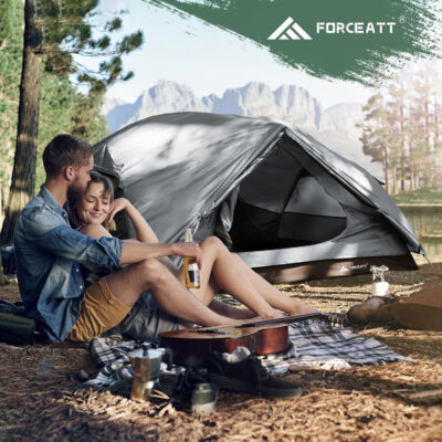 6899ea756d77e9136b8f7f0a6250dfd422c18d5389a693fd911f7.jpg Forceatt Tent for 2 and 3 Person is Waterproof and Windproof, Camping Tent for 3 to 4 Seasons,Lightweight Aluminum Pole Backpacking Tent Can be Set Up Quickly,Great for Hiking