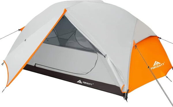 6899ea80f158aa660cd747b1e7476b4db9a40973305a616361f1e.jpg Forceatt Tent for 2 and 3 Person is Waterproof and Windproof, Camping Tent for 3 to 4 Seasons,Lightweight Aluminum Pole Backpacking Tent Can be Set Up Quickly,Great for Hiking