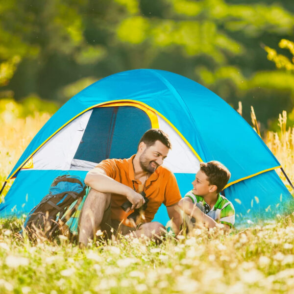 6899eb0d852cb0734af0e809970483e28c0249f299c5ad0ac6f5d.jpg Camping Tent 2 Person, Waterproof Windproof Tent with Rainfly Easy Set up-Portable Dome Tents for Camping…