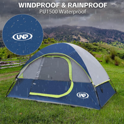 6899eb18682ce82eca33699eae0f0c8746cae2495e09dd7b5b2a9.jpg Camping Tent 2 Person, Waterproof Windproof Tent with Rainfly Easy Set up-Portable Dome Tents for Camping…
