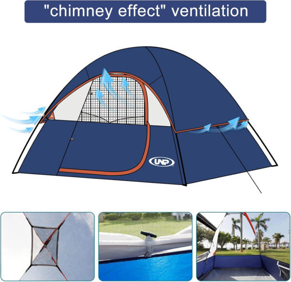 6899eb3594a7e61158a6dcb518521fc493ac6b677008e39e52228.jpg Camping Tent 2 Person, Waterproof Windproof Tent with Rainfly Easy Set up-Portable Dome Tents for Camping…
