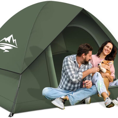 Tents for Camping 3-4 Person with Rainfly, Camping Tents Waterproof Windproof, Not Crowded for 2 Person Camping Tent, Outdoor Dome Tent Easy Setup, Backpacking Tent for Adventure Backyard