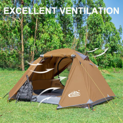 6899ece8eaaa08328996e7950343a566ad5cb0fb8c3b991021da1.jpg 2-3 Person Tent - Waterproof Windproof 4 Season Tent for Backpacking, Hiking, Hunting, Motorcycling & Biking
