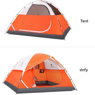 CAMEL CROWN Tents for Camping 2/3/4/5 Person Camping Dome Tent, Waterproof,Spacious, Lightweight Portable Backpacking Tent for Outdoor Camping/Hiking