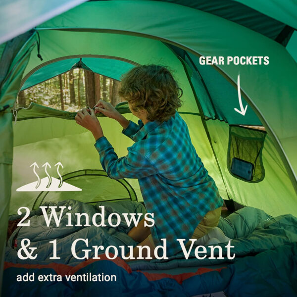 6899ee7b28f9dfddf43e7e654a6f2a130f62702190446c35966c4.jpg Coleman Sundome Camping Tent with Rainfly, 2/3/4/6 Person Tent Sets Up in 10 Mins, Weatherproof Shelter for Camping, Festivals, Backyard, Sleepovers, & More