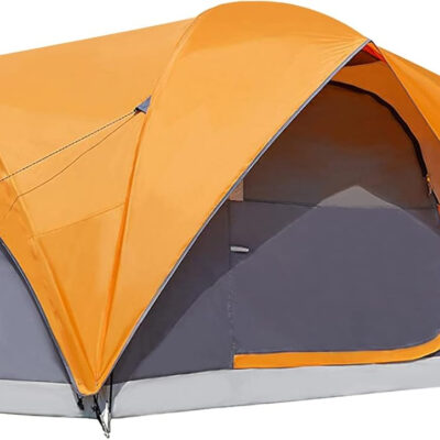 Amazon Basics Camping Tent, 3-Season Dome Design with Rainfly