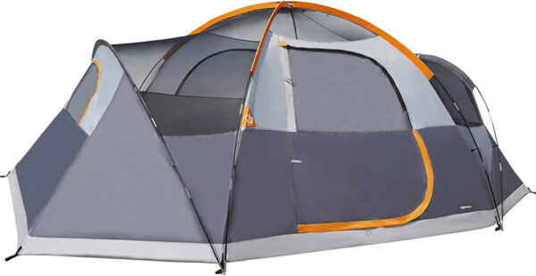 Amazon Basics Camping Tent, 3-Season Dome Design with Rainfly