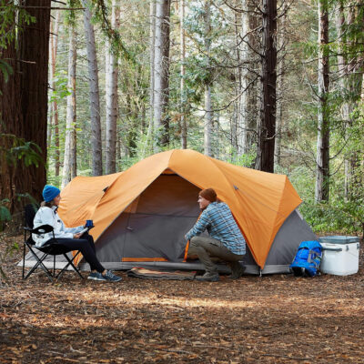 Amazon Basics Camping Tent, 3-Season Dome Design with Rainfly