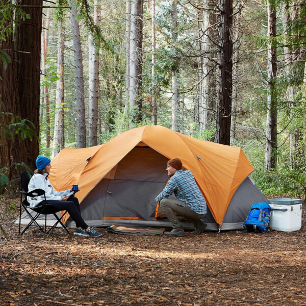 Amazon Basics Camping Tent, 3-Season Dome Design with Rainfly