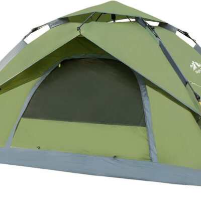 Night Cat Instant Popup Tents 2-3 Persons with Footprint Tarp Easy Setup Camping Tent with Rainfly Double Layers Waterproof Automatic Hydraulic Mechaism