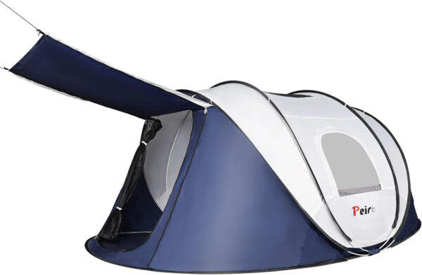 6899f0af2bd77b36a1e2644374261d898de782c0b636986718986.jpg Camping Pop Up Tent, 2-4 Person Automatic Easy Setup Tents, 2 Doors-Instant Popup Family Tents for Camping, Hiking, Traveling