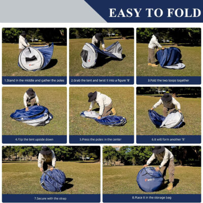 6899f0b4cb4c20bb6758072ad8d71f151cef703998aca83fbcf8d.jpg Camping Pop Up Tent, 2-4 Person Automatic Easy Setup Tents, 2 Doors-Instant Popup Family Tents for Camping, Hiking, Traveling