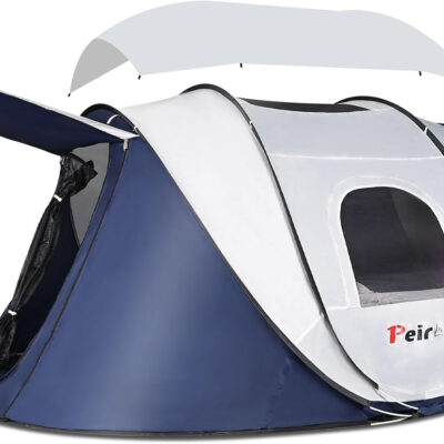 6899f0b741ba7df9c41fdc78e553c3a87469b4a270b4cb8265eb8.jpg Camping Pop Up Tent, 2-4 Person Automatic Easy Setup Tents, 2 Doors-Instant Popup Family Tents for Camping, Hiking, Traveling
