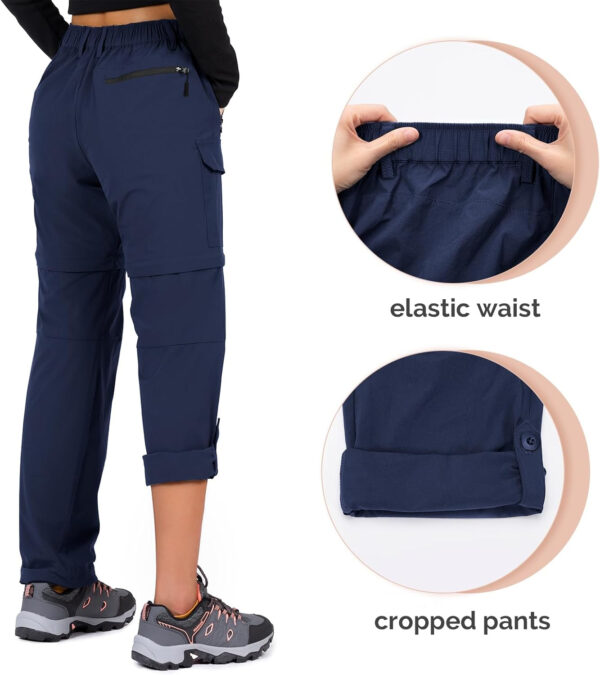6899f21e4c1d1c3537b6c510d9835df21b12056058e28a9c6a3e6.jpg Cycorld Women's-Hiking-Pants-Convertible Quick-Dry-Stretch-Lightweight Zip-Off Outdoor Pants with 5 Deep Pockets