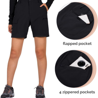 6899f23dc2b41143053133726e247f417cd6268ca0d5eb21e68d6.jpg Cycorld Women's-Hiking-Pants-Convertible Quick-Dry-Stretch-Lightweight Zip-Off Outdoor Pants with 5 Deep Pockets