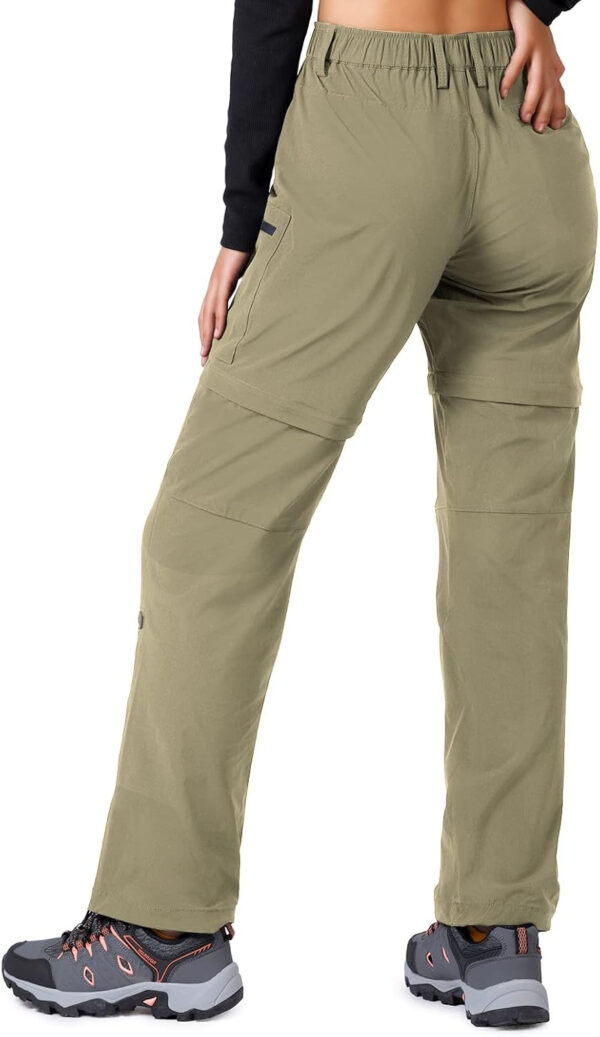 6899f241c9038ed8592028065e6d9fa243f204fd8b8d454625a96.jpg Cycorld Women's-Hiking-Pants-Convertible Quick-Dry-Stretch-Lightweight Zip-Off Outdoor Pants with 5 Deep Pockets