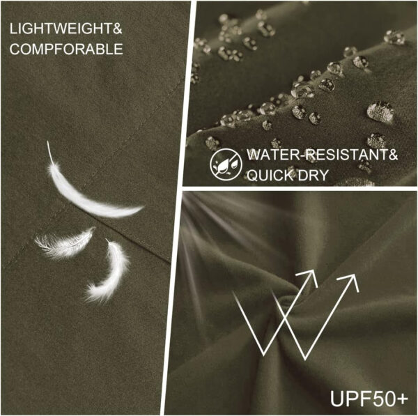 Arunlluta Hiking Pants for Men, Hiking Travel Pants Water-Resistant Mens Work Pants Stretch Quick Dry Lightweight