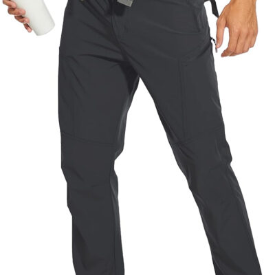 Arunlluta Hiking Pants for Men, Hiking Travel Pants Water-Resistant Mens Work Pants Stretch Quick Dry Lightweight