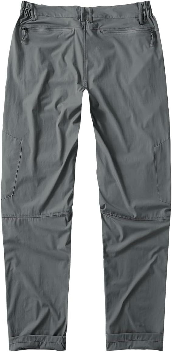 6899f3def27ad899183da53d47a3a7f1769220fd730643997b6b9.jpg Postropaky Mens Hiking Quick Dry Lightweight Waterproof Fishing Pants Outdoor Travel Climbing Stretch Pants