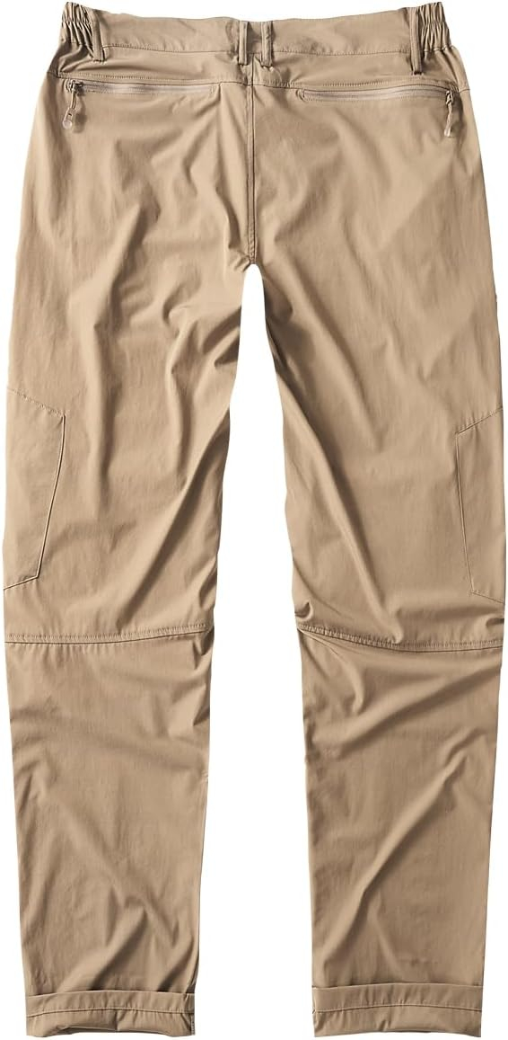 6899f3e448ae615c06551cfe720108bb25cf8f1c72cb193c858d5.jpg Postropaky Mens Hiking Quick Dry Lightweight Waterproof Fishing Pants Outdoor Travel Climbing Stretch Pants