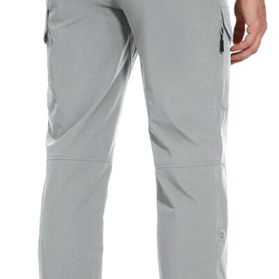 Cycorld Men's-Hiking-Pants-Lightweight-Water-Resistant-Quick-Dry Stretch for Travel Camping Fishing Outdoor