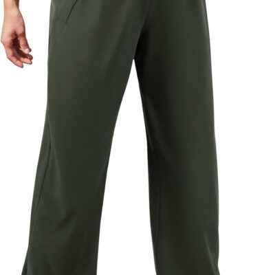 6899f56f67801fffd9aee4e0268b55a1ccd42fa8ab8e5cafe4fe1.jpg Womens Athletic Hiking Pants Lightweight Quick Dry Water Resistant Elastic Waist Cargo Pants with Zipper Pockets