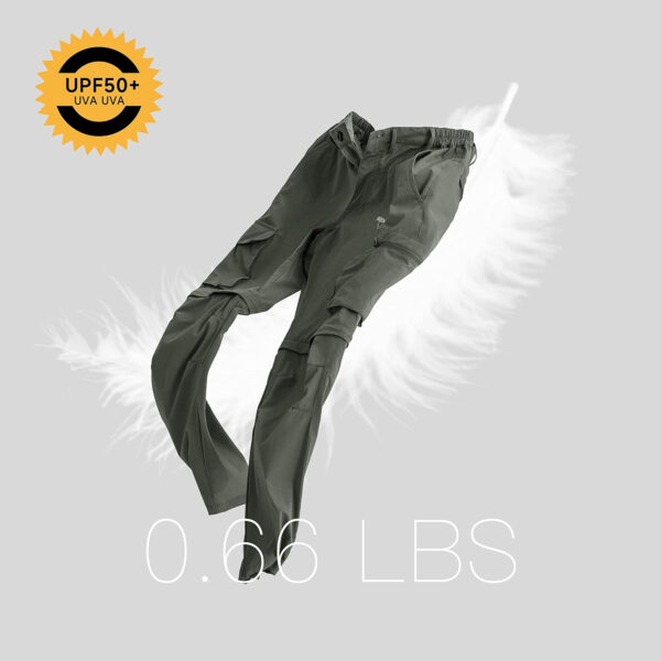 6899f6375be9e944b99b244605eebffa264bc1eb5178e7150cf72.jpg Gash Hao Mens Hiking Convertible Pants Outdoor Waterproof Quick Dry Zip Off Lightweight Fishing Pants