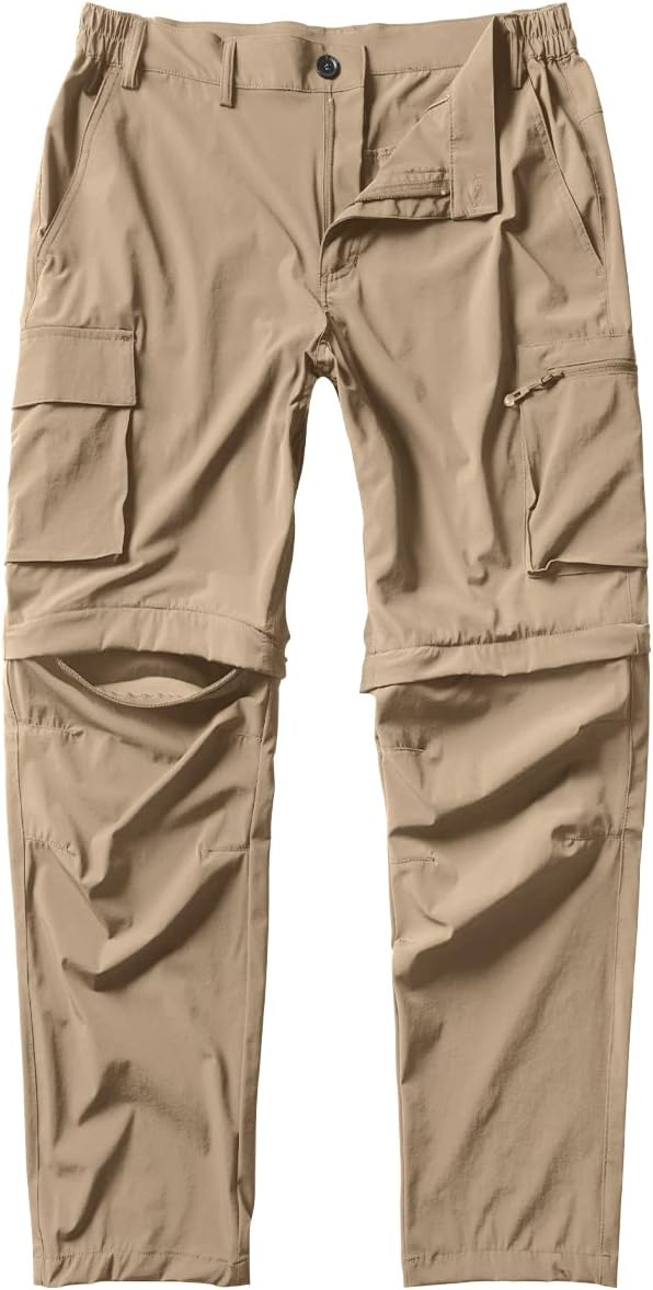 6899f63e2681c9b3da8287122f4c904b69bdd71aade97043c634f.jpg Gash Hao Mens Hiking Convertible Pants Outdoor Waterproof Quick Dry Zip Off Lightweight Fishing Pants