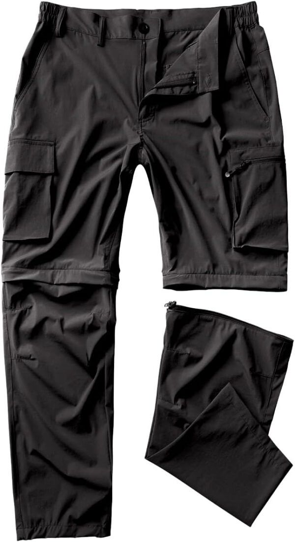 6899f643f0d4d7f505e7bb1540904b2c0b792f52f6ba6147a0f79.jpg Gash Hao Mens Hiking Convertible Pants Outdoor Waterproof Quick Dry Zip Off Lightweight Fishing Pants