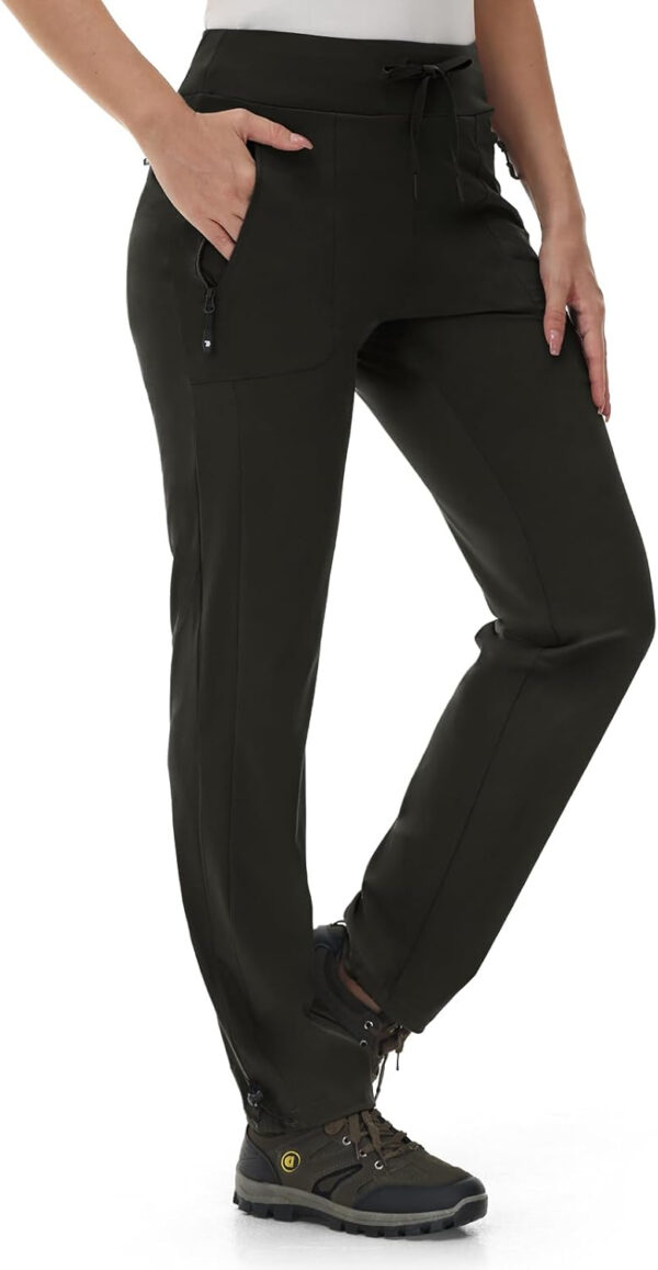 6899f6a3367c6adcf36c8c1142e493e39ae73876f8c164d9d8450.jpg Rdruko Women's Hiking Pants Quick Dry Lightweight Water Resistant Outdoor Pants Athletic Joggers with Zipper Pockets