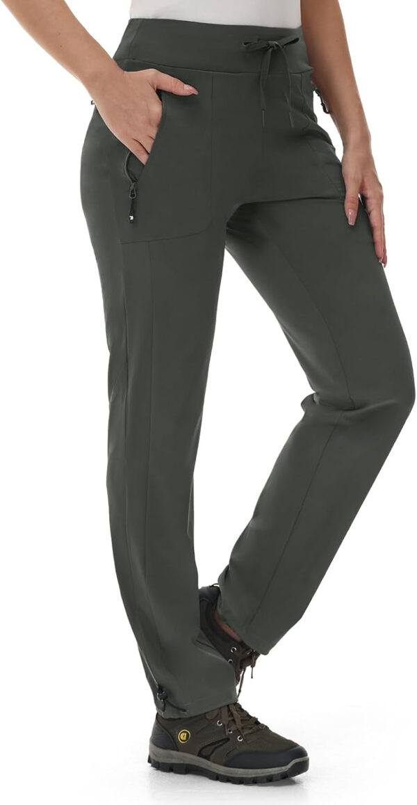 6899f6a90265d3f8f1f7569461622a90f07f7718ddb4c1c37d86a.jpg Rdruko Women's Hiking Pants Quick Dry Lightweight Water Resistant Outdoor Pants Athletic Joggers with Zipper Pockets