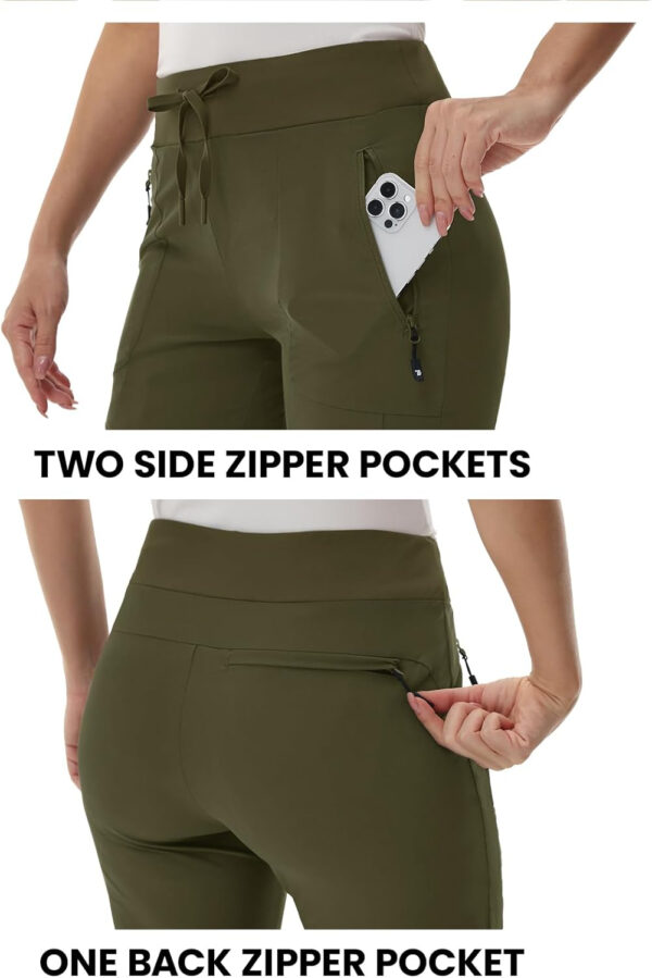 6899f6b0af1dfa04c2e7abadfdcc441bd337039ed3f9774958abb.jpg Rdruko Women's Hiking Pants Quick Dry Lightweight Water Resistant Outdoor Pants Athletic Joggers with Zipper Pockets