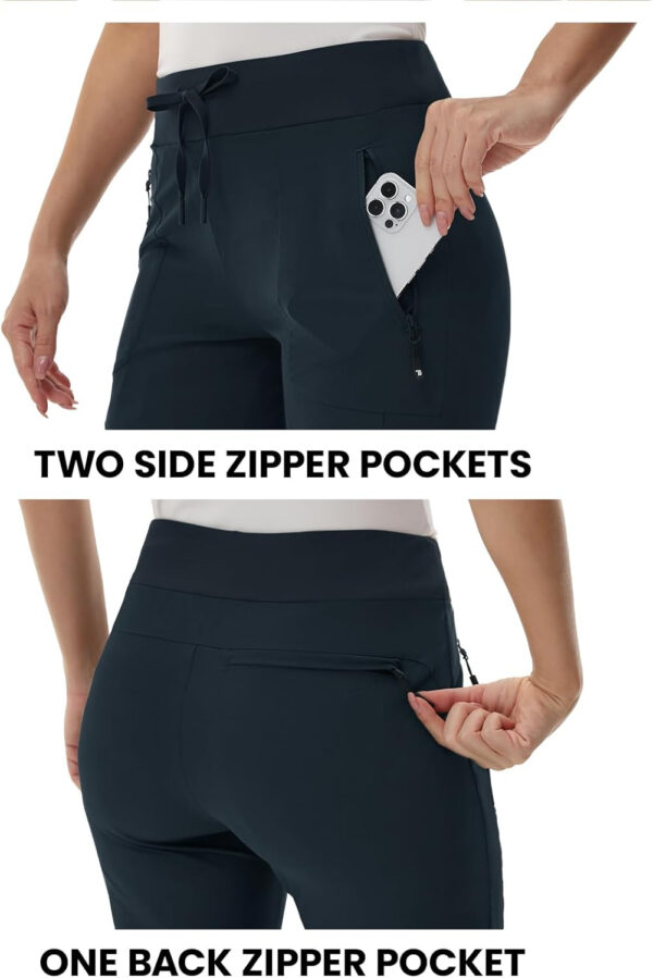 6899f6b6bfc352a17a3d43d630815a47fb05e1f402397cc4f86a3.jpg Rdruko Women's Hiking Pants Quick Dry Lightweight Water Resistant Outdoor Pants Athletic Joggers with Zipper Pockets