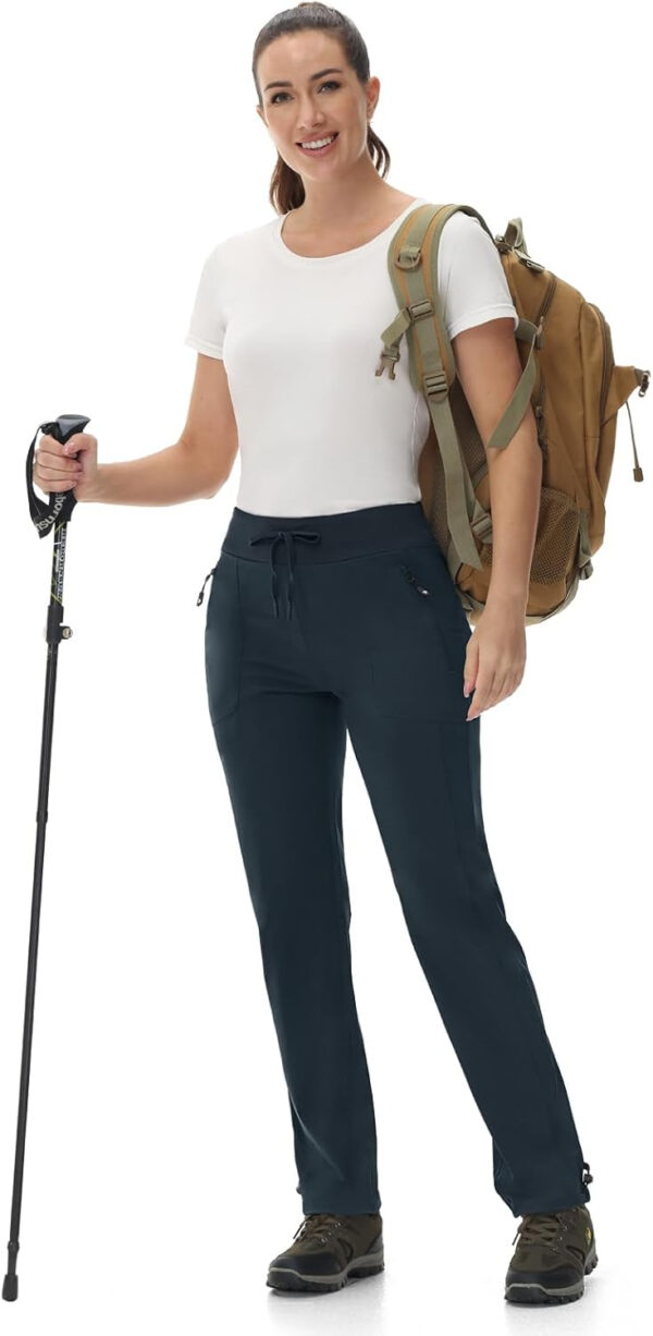 6899f6ba3dba5e420773a992b970c50c2d5589f878e552a5855f4.jpg Rdruko Women's Hiking Pants Quick Dry Lightweight Water Resistant Outdoor Pants Athletic Joggers with Zipper Pockets
