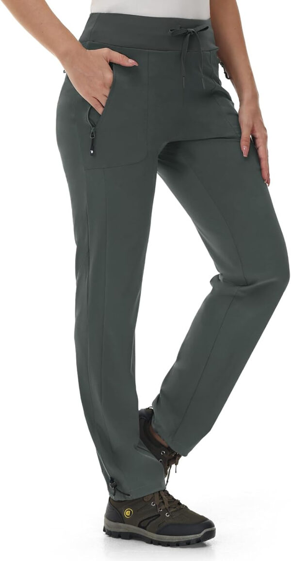6899f6bb0334a0d4850e0767b806417500fda951762a6099446eb.jpg Rdruko Women's Hiking Pants Quick Dry Lightweight Water Resistant Outdoor Pants Athletic Joggers with Zipper Pockets