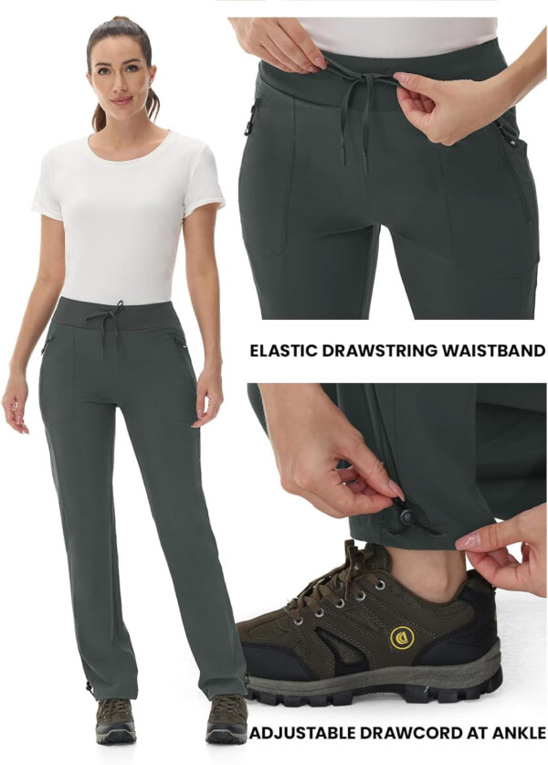 6899f6bf1448b0f0fba590c73e09b3f85149ae04a2e854b537c1e.jpg Rdruko Women's Hiking Pants Quick Dry Lightweight Water Resistant Outdoor Pants Athletic Joggers with Zipper Pockets