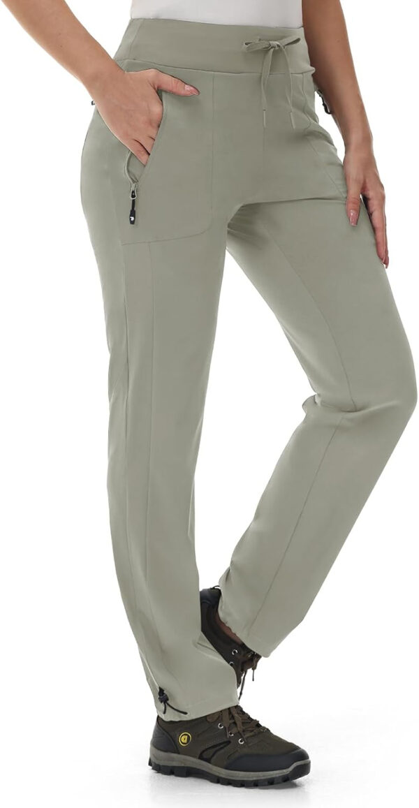 6899f6c0ec3d06030af28e70b34a4d2ccc378318d55a6653fbe0e.jpg Rdruko Women's Hiking Pants Quick Dry Lightweight Water Resistant Outdoor Pants Athletic Joggers with Zipper Pockets