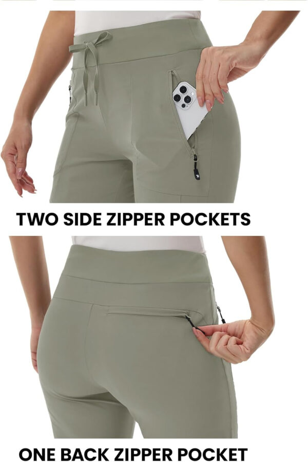 6899f6c2c53ddb6ef2da56186329678426adfa7fe2193744f4f95.jpg Rdruko Women's Hiking Pants Quick Dry Lightweight Water Resistant Outdoor Pants Athletic Joggers with Zipper Pockets