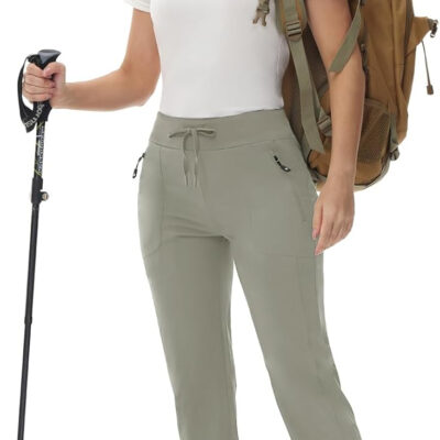 6899f6c66533cb3d5b8e5a81a436adf55a398603699110434b86c.jpg Rdruko Women's Hiking Pants Quick Dry Lightweight Water Resistant Outdoor Pants Athletic Joggers with Zipper Pockets
