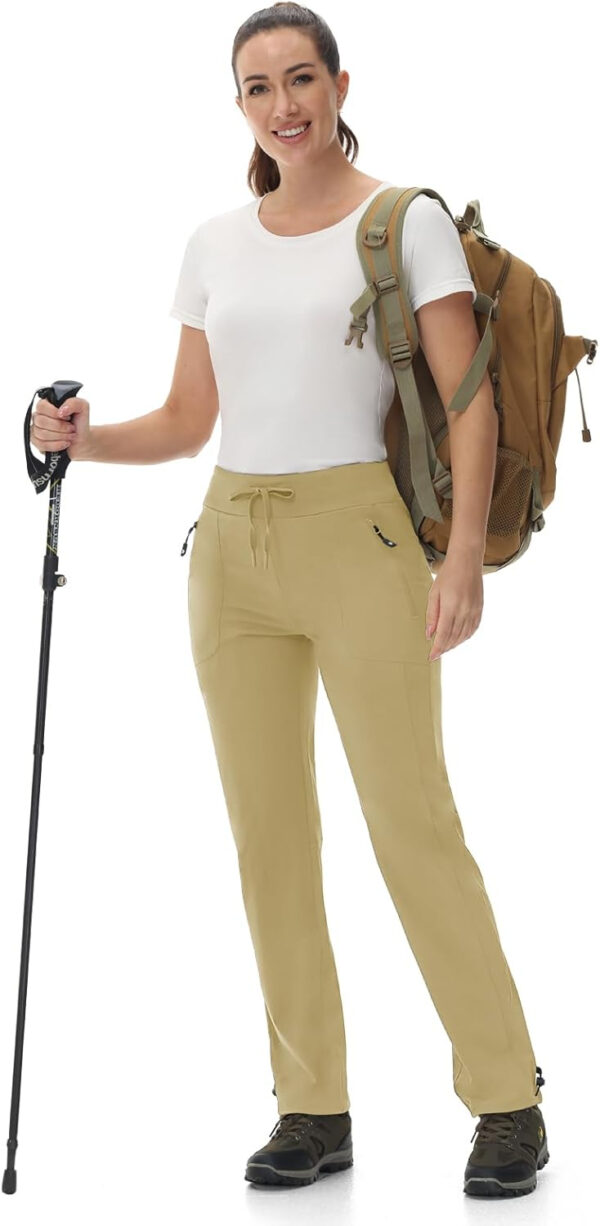 6899f6cc8c60ed291d005c1323fcafb369f326d9d8fdb55f704a3.jpg Rdruko Women's Hiking Pants Quick Dry Lightweight Water Resistant Outdoor Pants Athletic Joggers with Zipper Pockets
