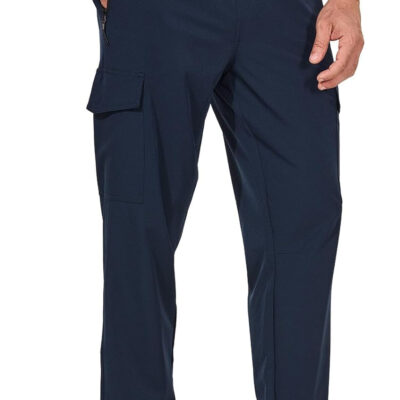 6899f76190ee932811a699c1b866767558cc747af4e78c2b062a5.jpg baleaf Men's Hiking Pants Water Resistant Cargo Quick Dry Travel Elastic Waist with Zip Pockets UPF 50+ for Work Running
